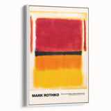 Abstract Modern Wall Art - Rothko-Inspired Canvas with Warm Hues