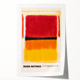 Abstract Modern Wall Art - Rothko-Inspired Canvas with Warm Hues