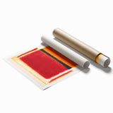 Abstract Modern Wall Art - Rothko-Inspired Canvas with Warm Hues