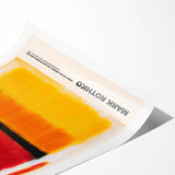 Abstract Modern Wall Art - Rothko-Inspired Canvas with Warm Hues