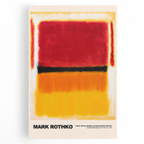 Abstract Modern Wall Art - Rothko-Inspired Canvas with Warm Hues