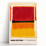 Abstract Modern Wall Art - Rothko-Inspired Canvas with Warm Hues