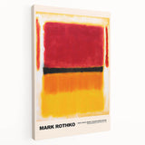 Abstract Modern Wall Art - Rothko-Inspired Canvas with Warm Hues