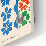 Contemporary Art Prints – Abstract Large Decoration with Masks, Modern Decor