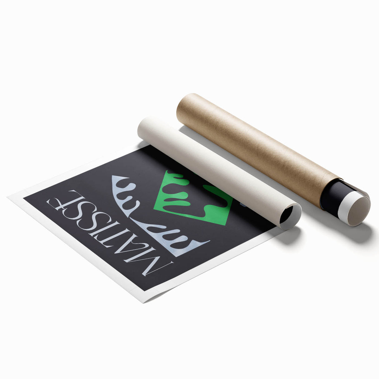 Contemporary Art Prints – Composition Black and Green, Modern Wall Decor