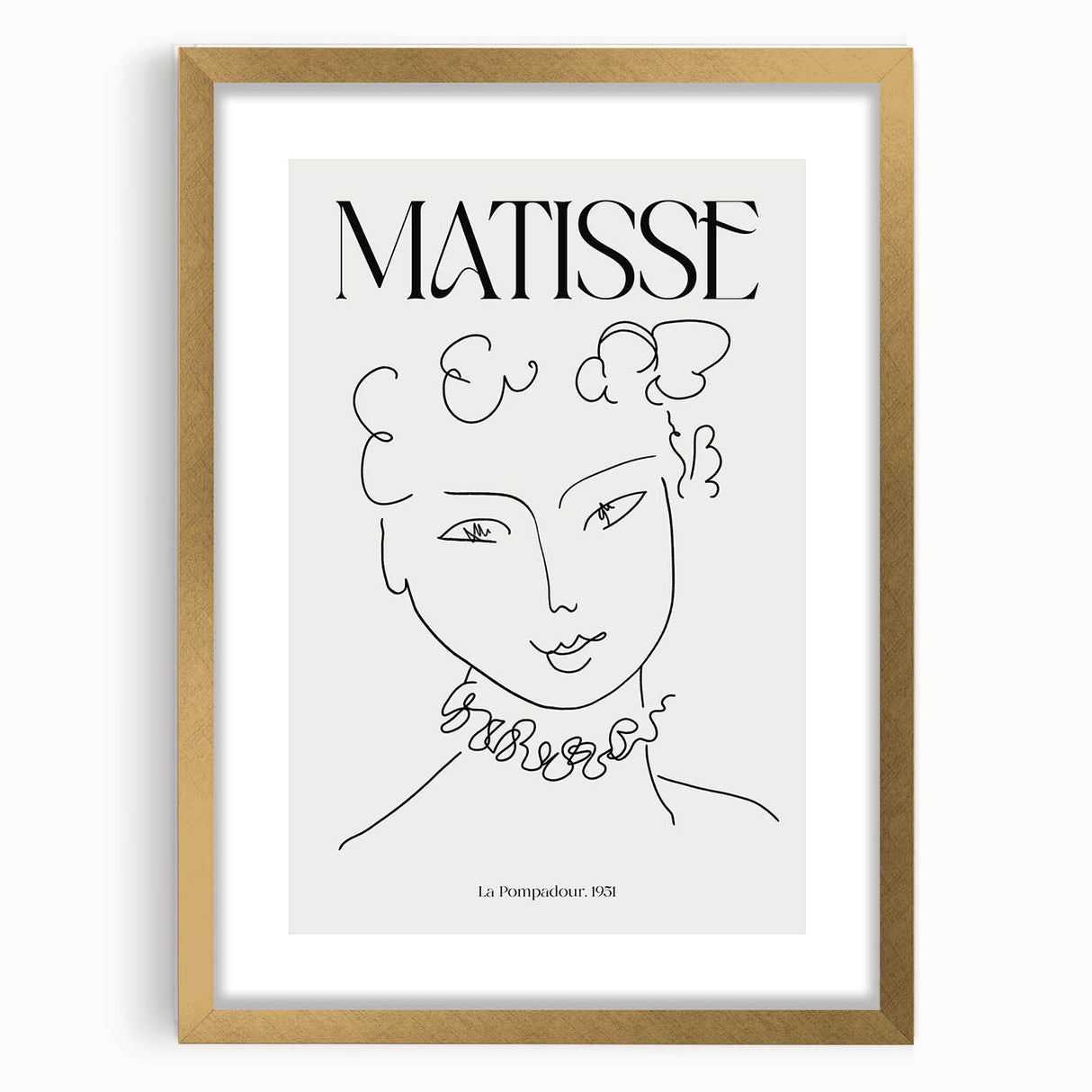 Contemporary Art Prints – La Pompadour, 1951, Modern Minimalist Decor