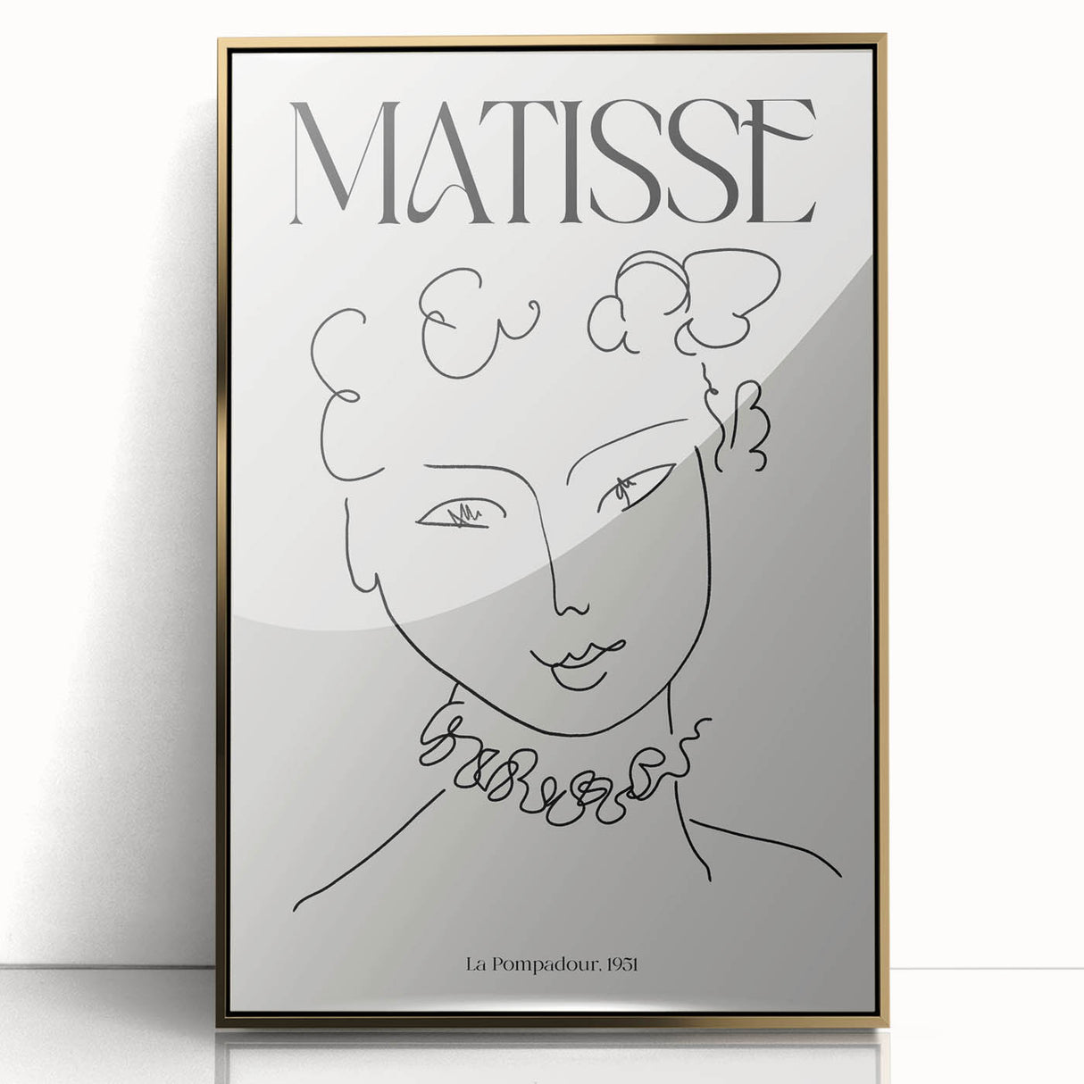 Contemporary Art Prints – La Pompadour, 1951, Modern Minimalist Decor