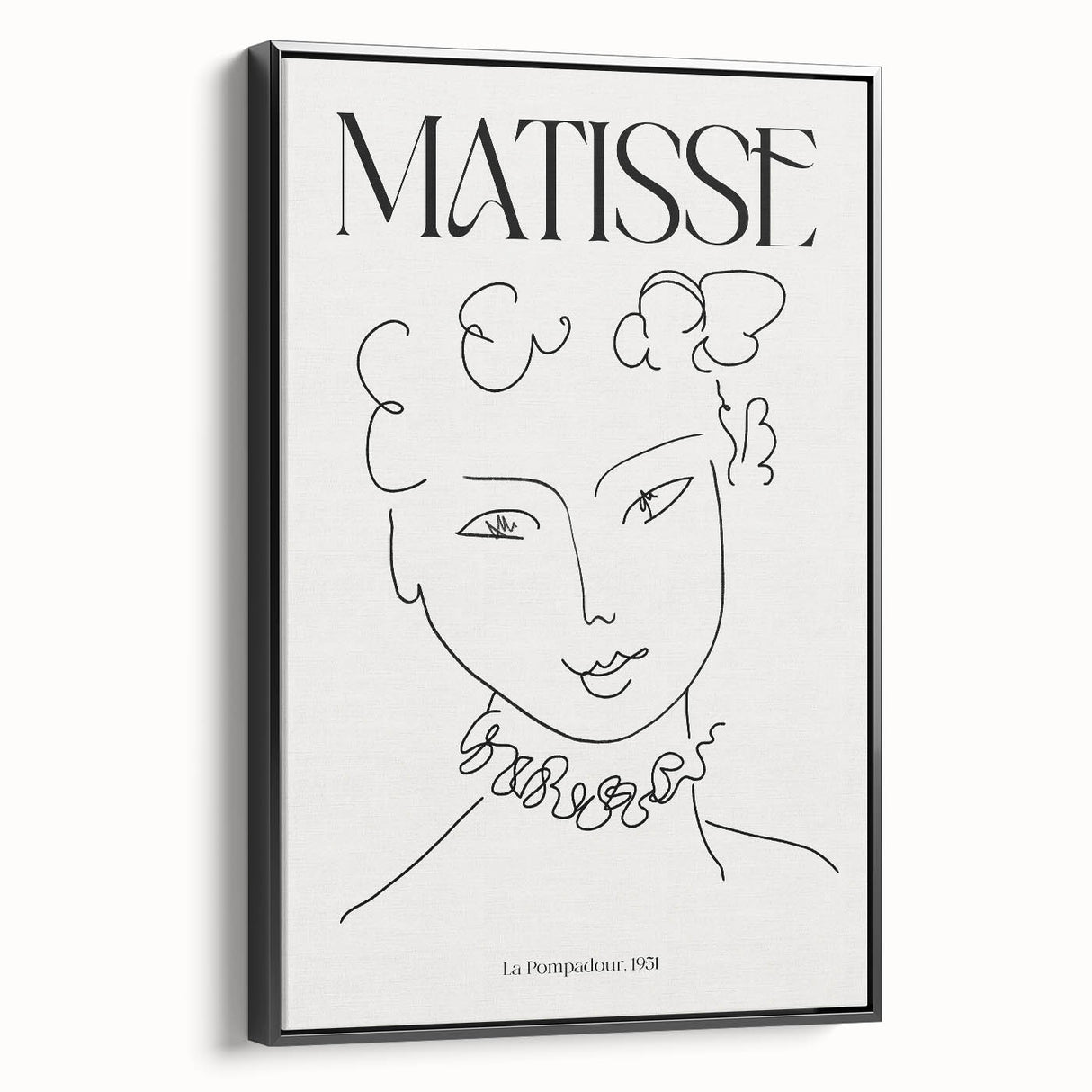 Contemporary Art Prints – La Pompadour, 1951, Modern Minimalist Decor
