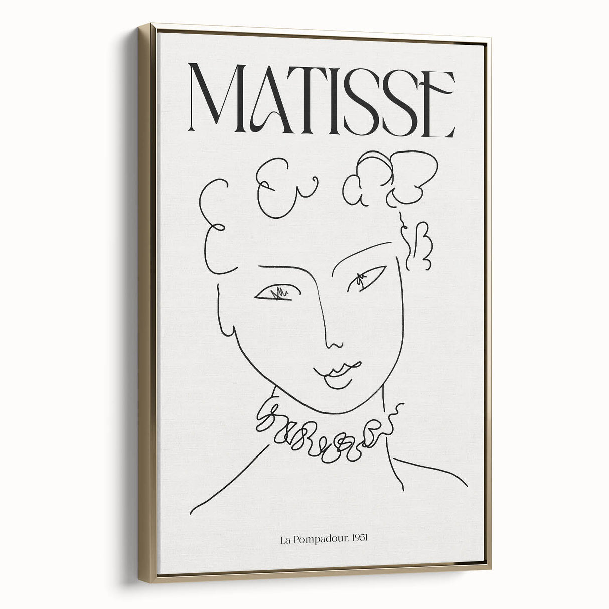 Contemporary Art Prints – La Pompadour, 1951, Modern Minimalist Decor