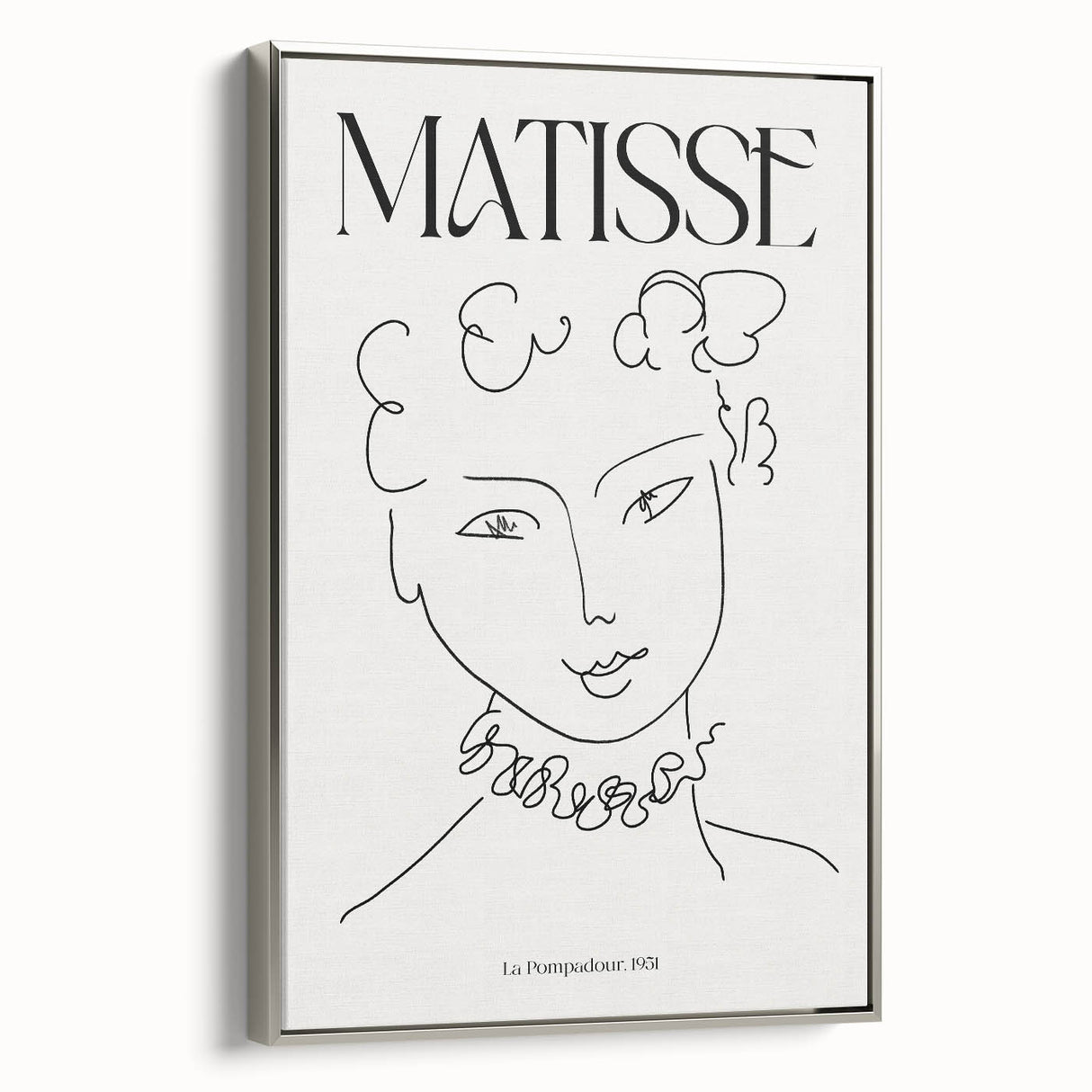Contemporary Art Prints – La Pompadour, 1951, Modern Minimalist Decor
