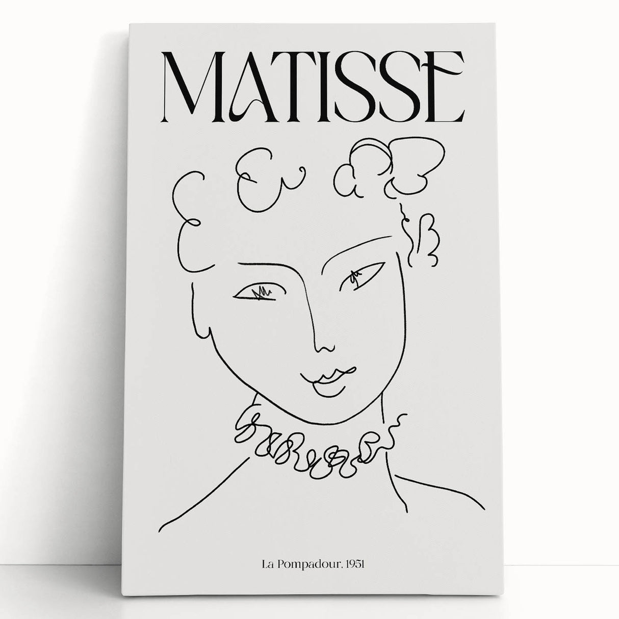Contemporary Art Prints – La Pompadour, 1951, Modern Minimalist Decor