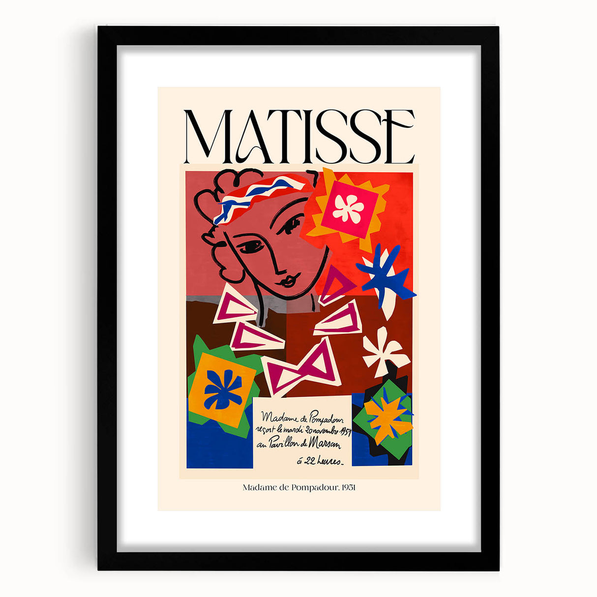 Contemporary Art Prints – Madame de Pompadour, 1951, Modern Wall Decor