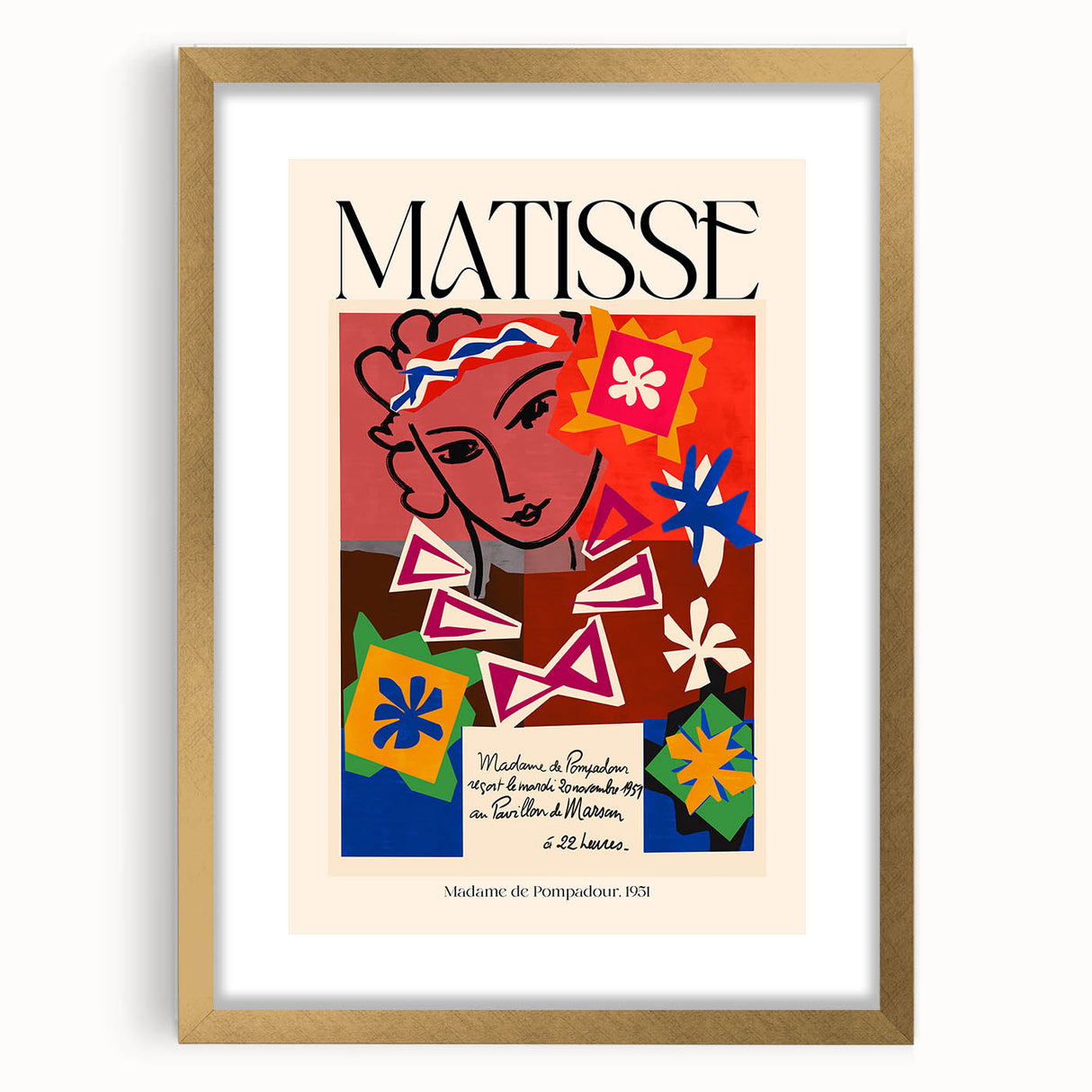 Contemporary Art Prints – Madame de Pompadour, 1951, Modern Wall Decor