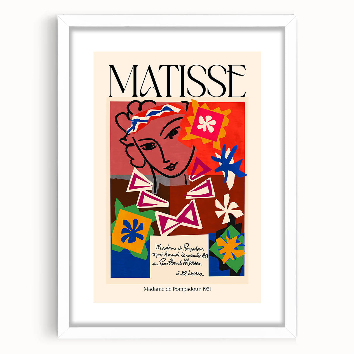 Contemporary Art Prints – Madame de Pompadour, 1951, Modern Wall Decor