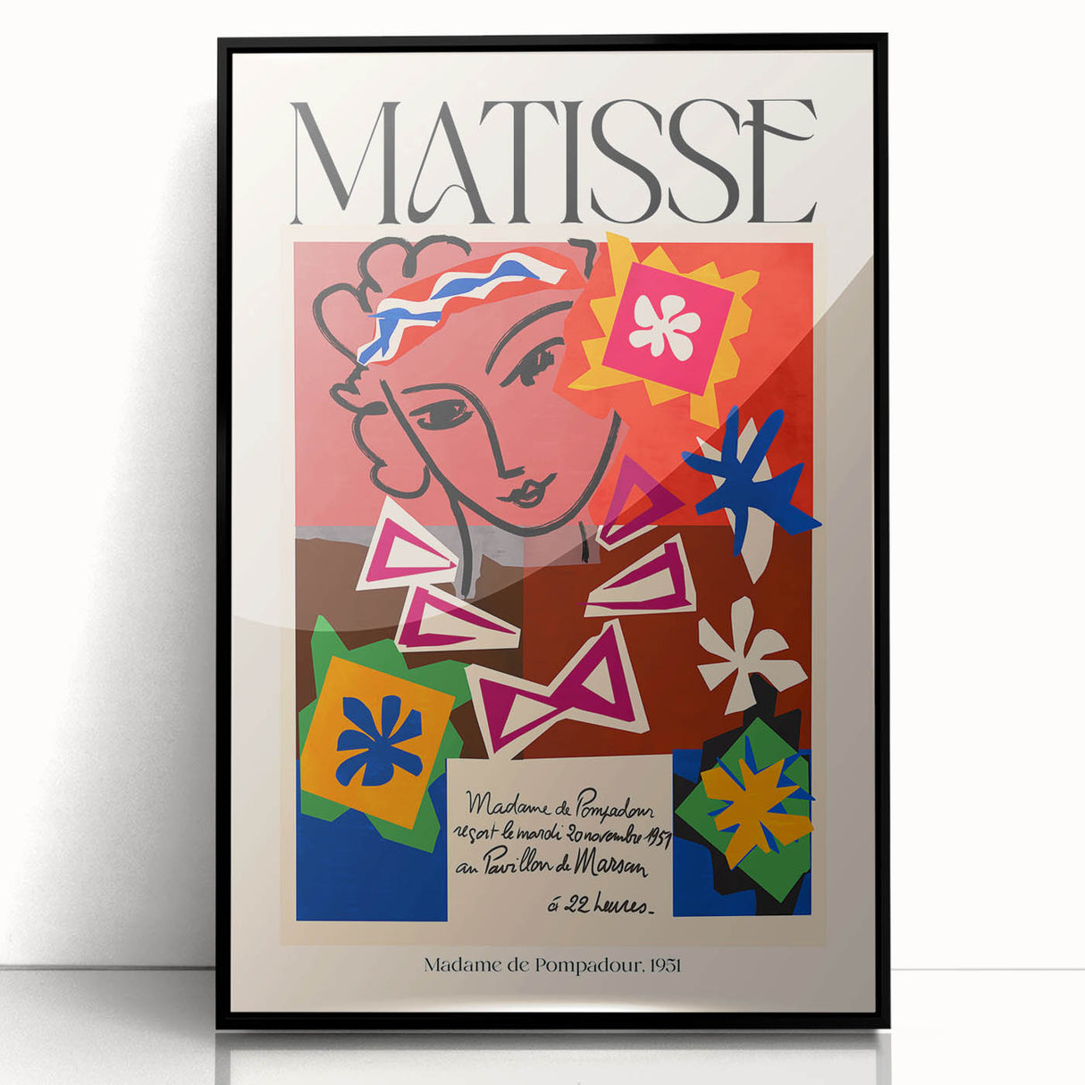 Contemporary Art Prints – Madame de Pompadour, 1951, Modern Wall Decor