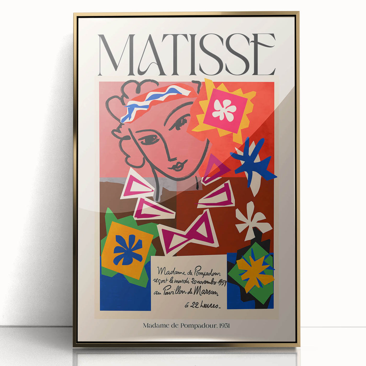 Contemporary Art Prints – Madame de Pompadour, 1951, Modern Wall Decor