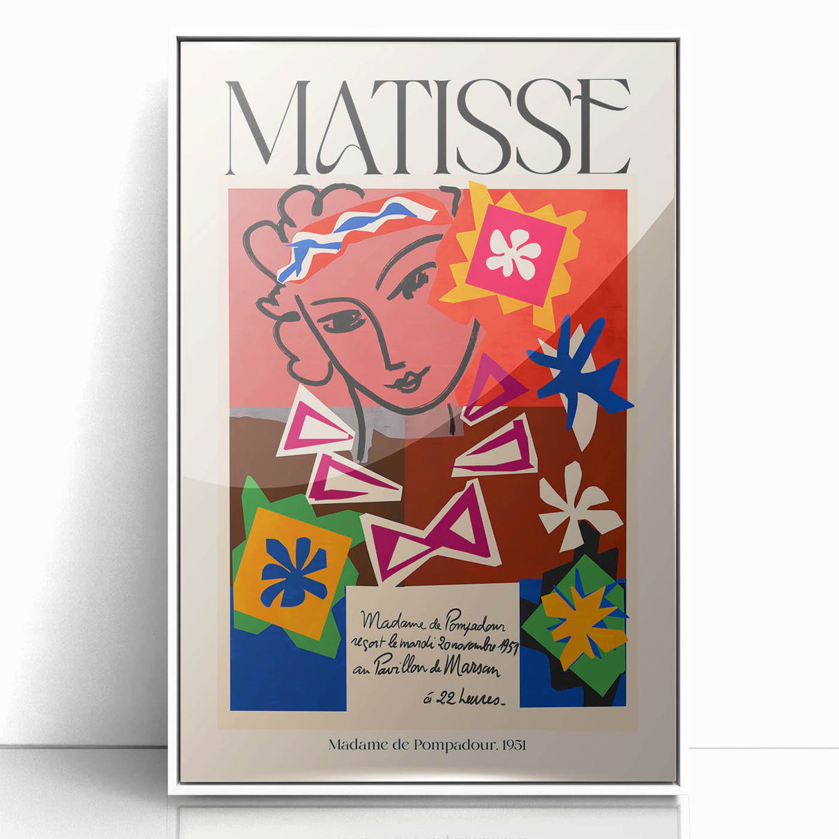 Contemporary Art Prints – Madame de Pompadour, 1951, Modern Wall Decor