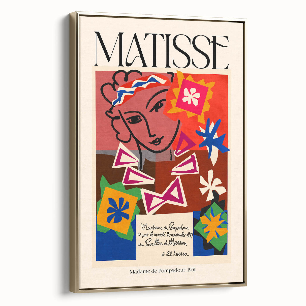 Contemporary Art Prints – Madame de Pompadour, 1951, Modern Wall Decor