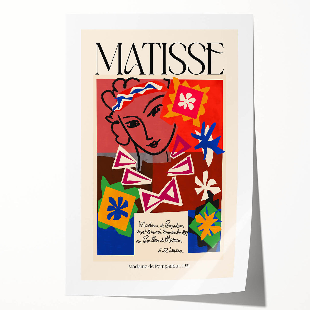 Contemporary Art Prints – Madame de Pompadour, 1951, Modern Wall Decor
