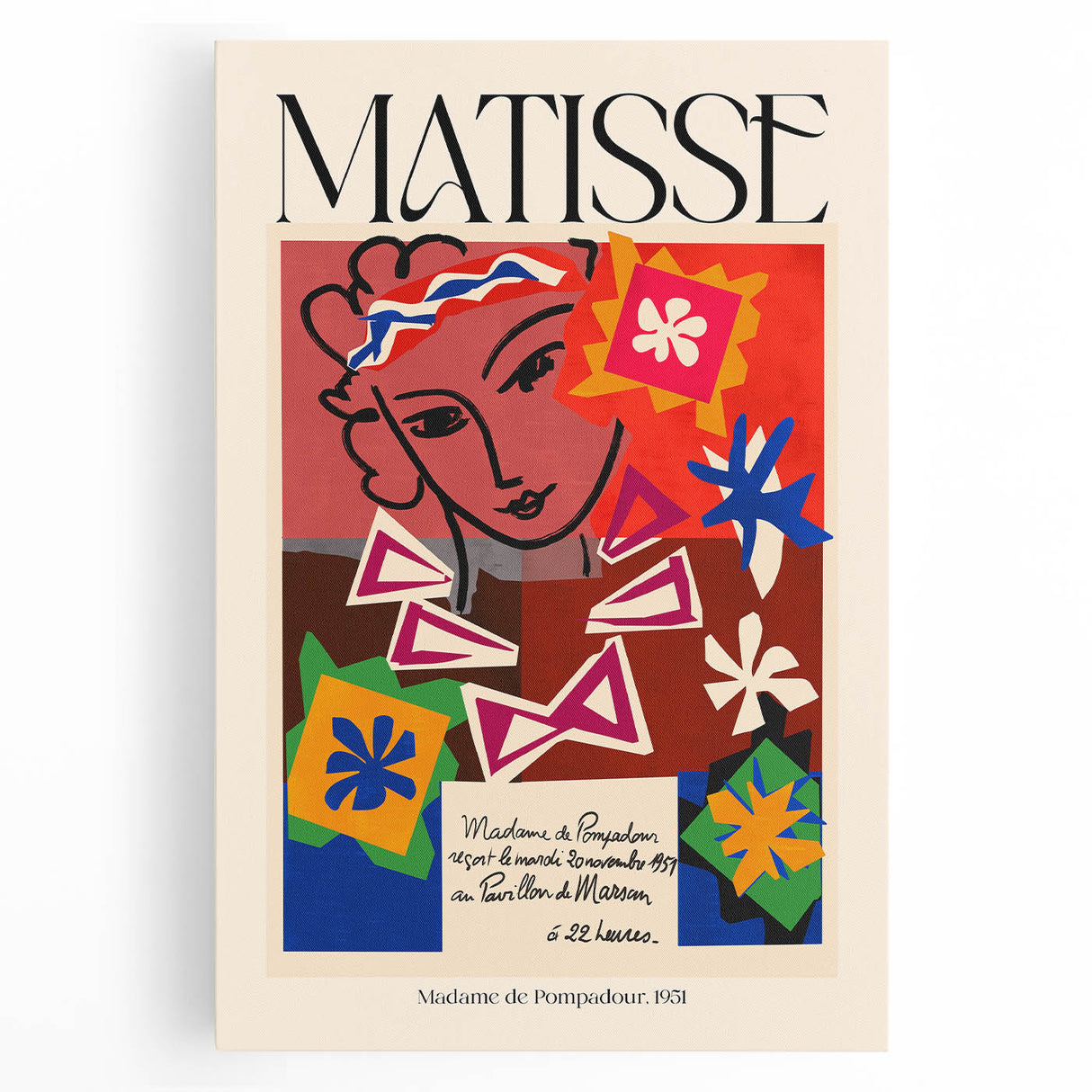 Contemporary Art Prints – Madame de Pompadour, 1951, Modern Wall Decor