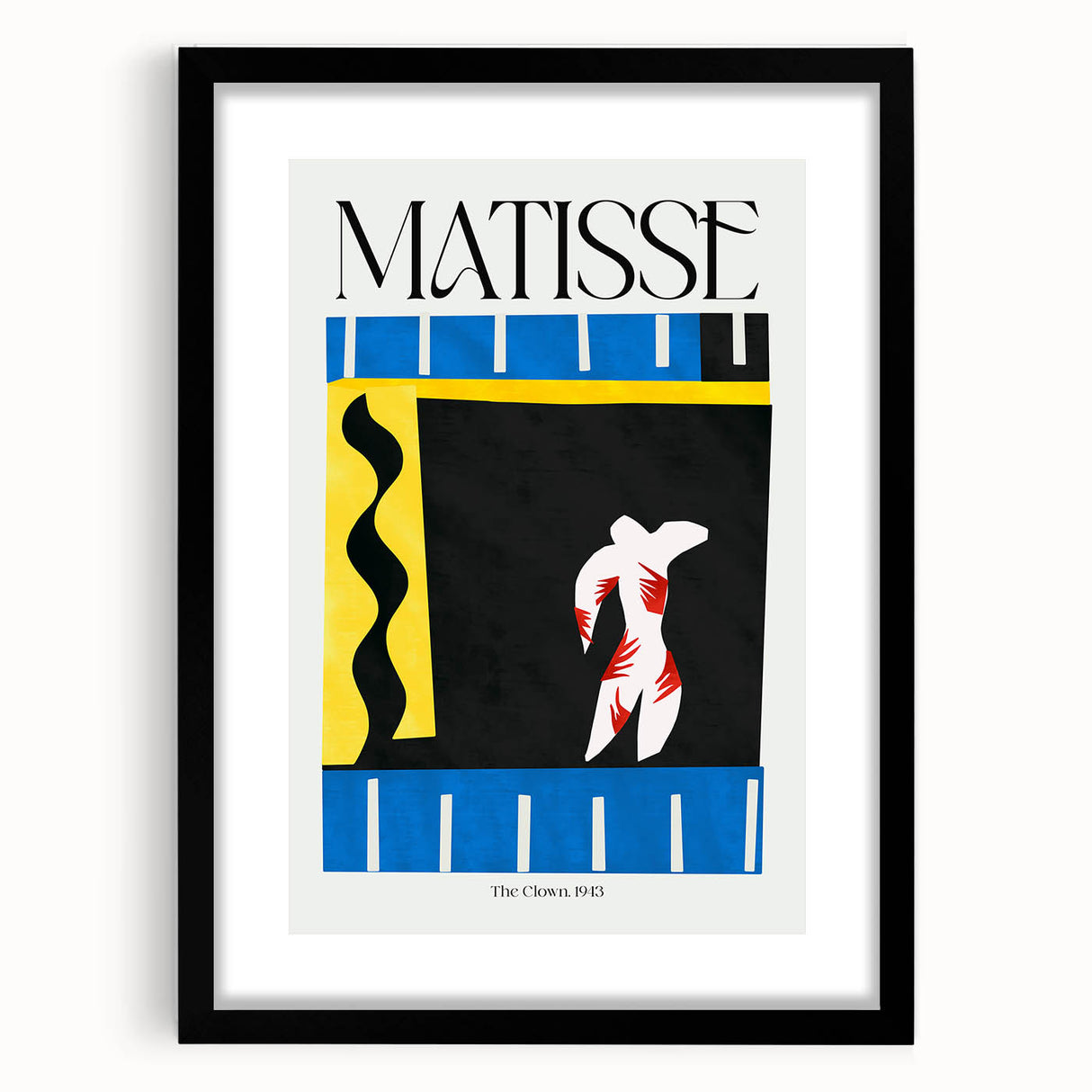 Contemporary Art Prints – The Clown, 1943, Modern Abstract Wall Decor