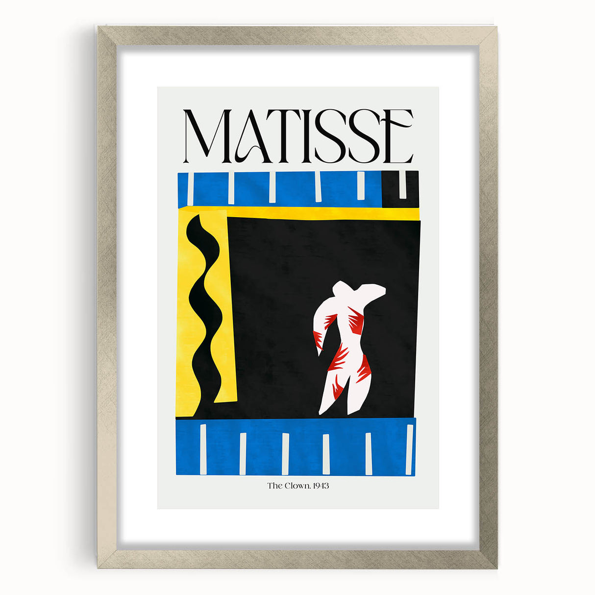 Contemporary Art Prints – The Clown, 1943, Modern Abstract Wall Decor