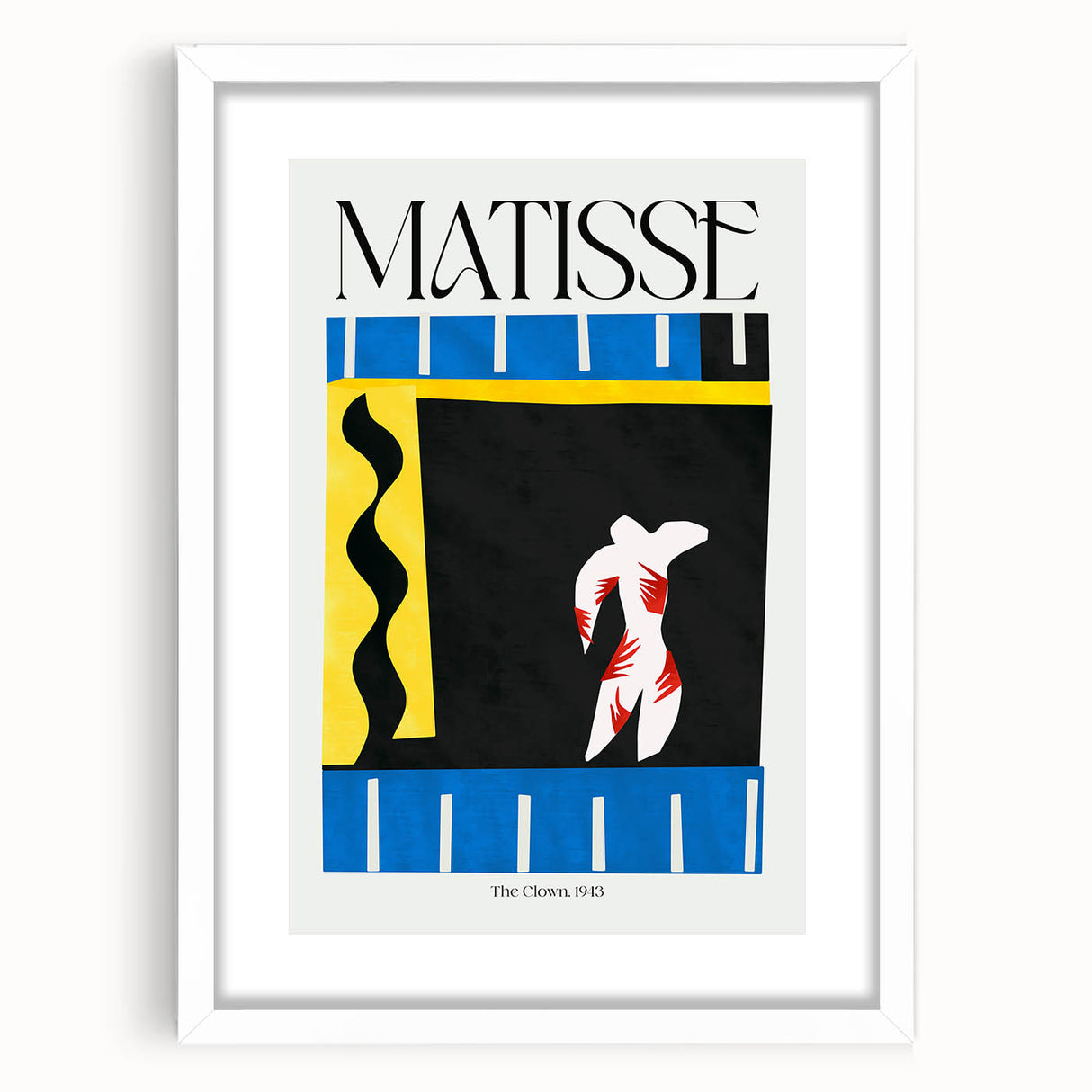 Contemporary Art Prints – The Clown, 1943, Modern Abstract Wall Decor