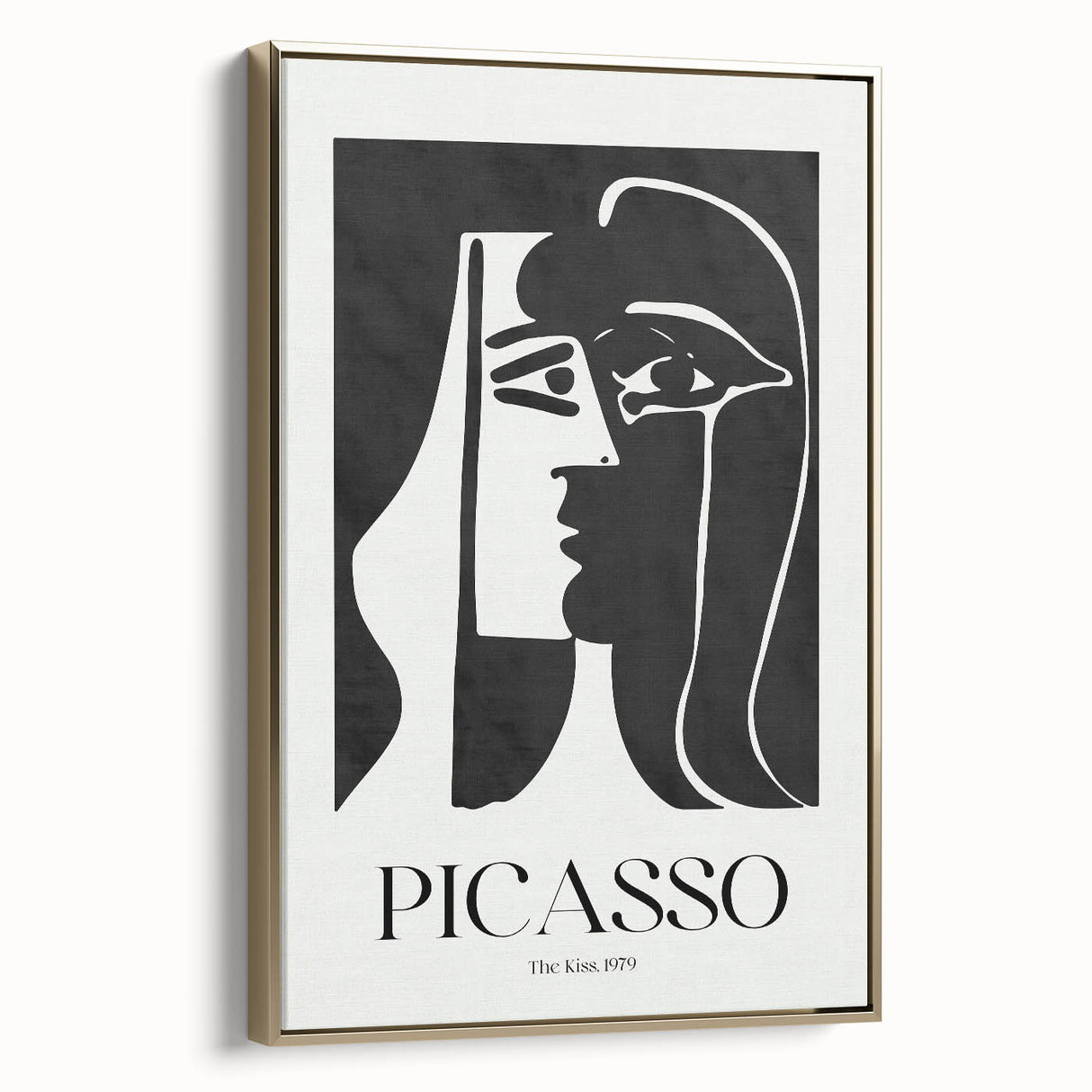 Contemporary Art Prints – The Kiss, 1979, Modern Minimalist Wall Decor