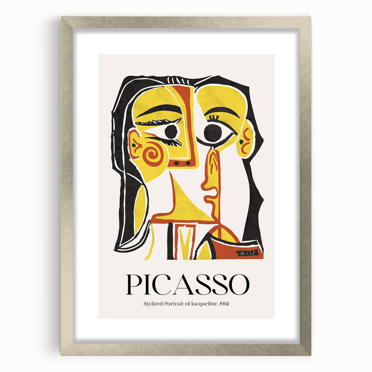 Contemporary Art Prints - Modern Wall Decor Featuring Abstract Portrait