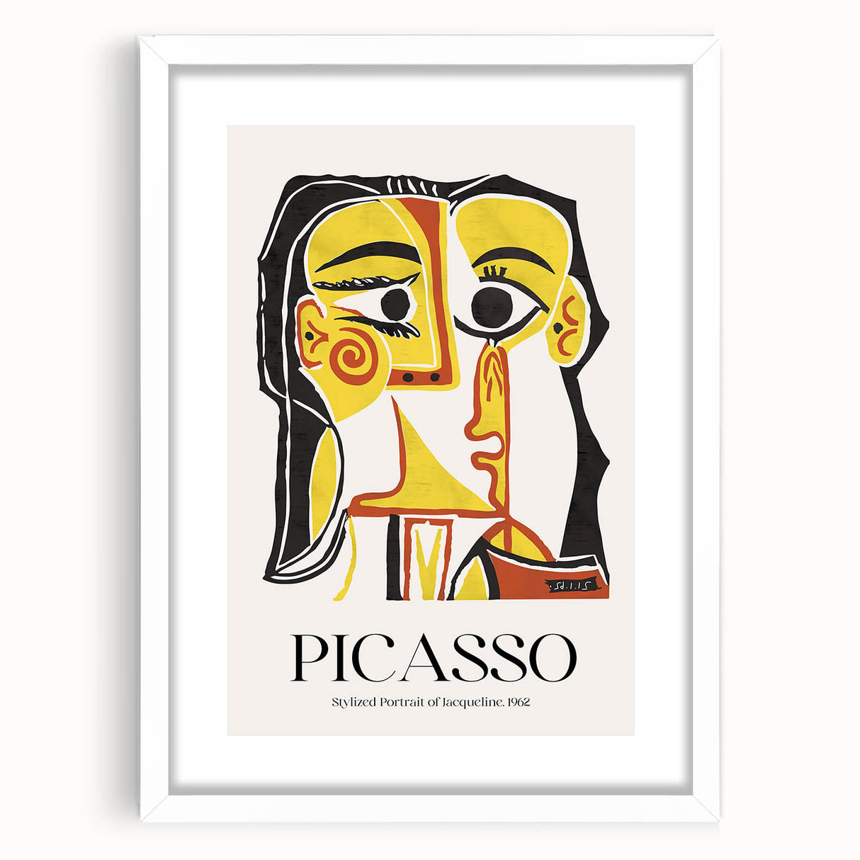 Contemporary Art Prints - Modern Wall Decor Featuring Abstract Portrait