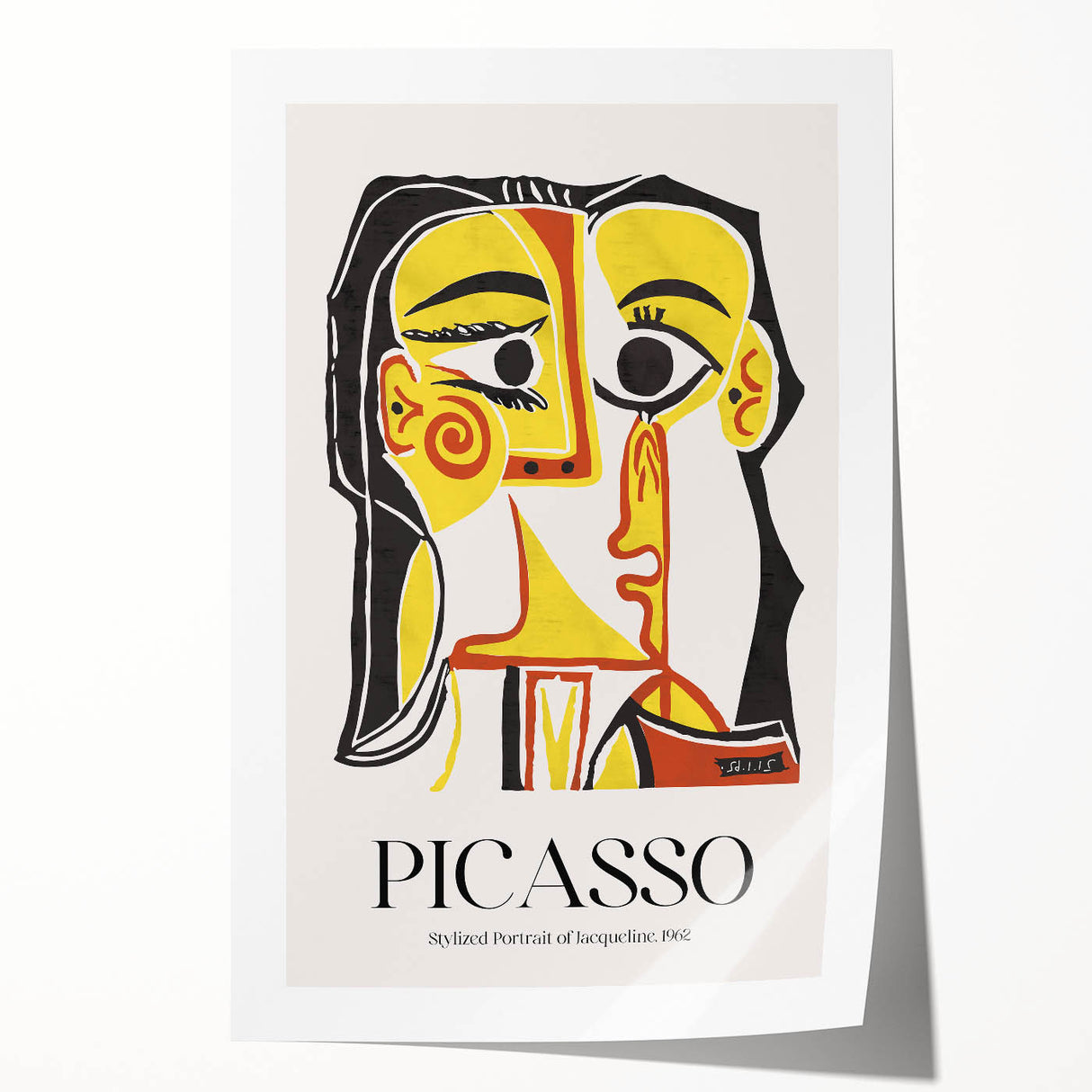 Contemporary Art Prints - Modern Wall Decor Featuring Abstract Portrait