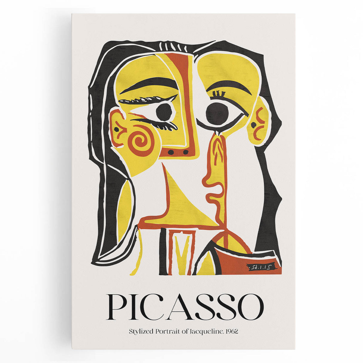 Contemporary Art Prints - Modern Wall Decor Featuring Abstract Portrait
