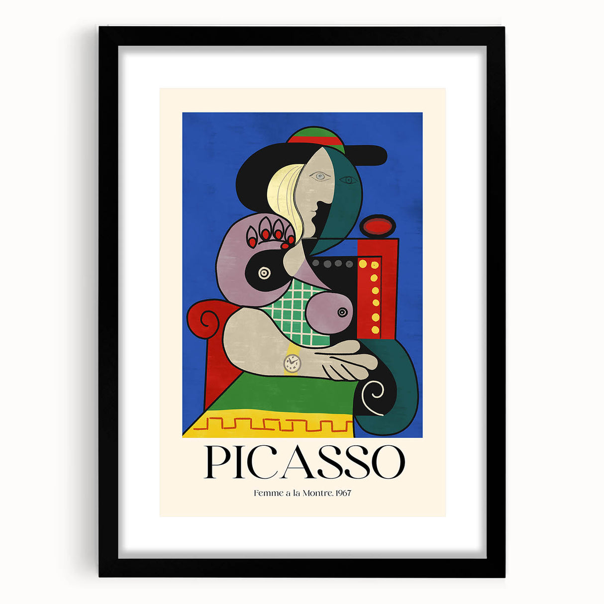 Contemporary Art Prints - Modern Wall Decor with Bold Abstract Portrait