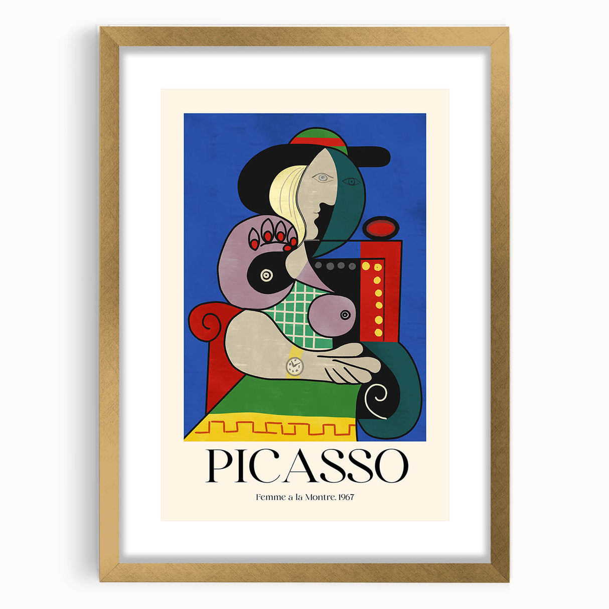 Contemporary Art Prints - Modern Wall Decor with Bold Abstract Portrait