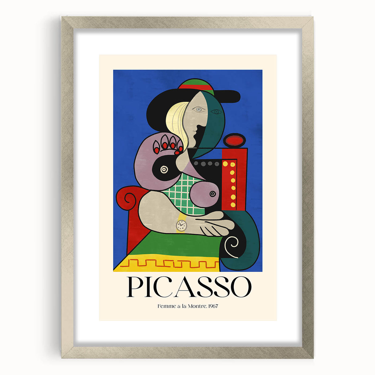 Contemporary Art Prints - Modern Wall Decor with Bold Abstract Portrait