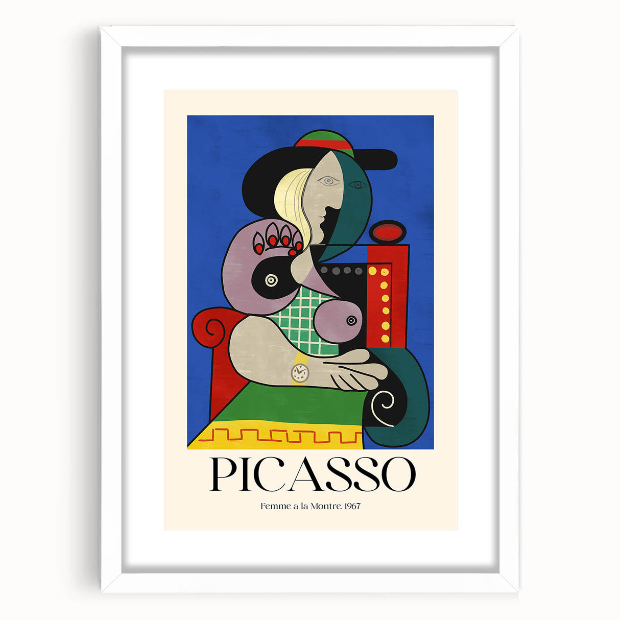 Contemporary Art Prints - Modern Wall Decor with Bold Abstract Portrait