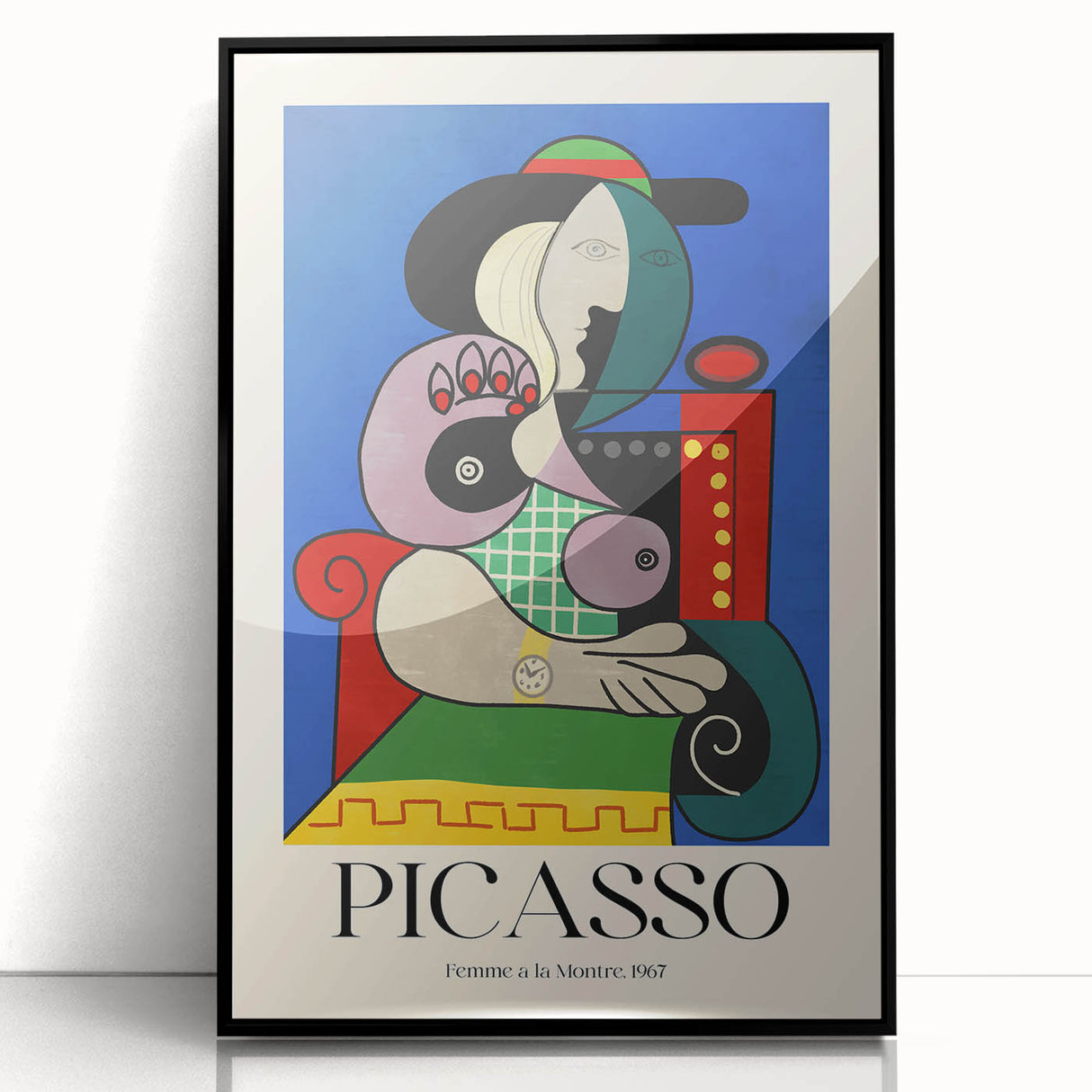 Contemporary Art Prints - Modern Wall Decor with Bold Abstract Portrait