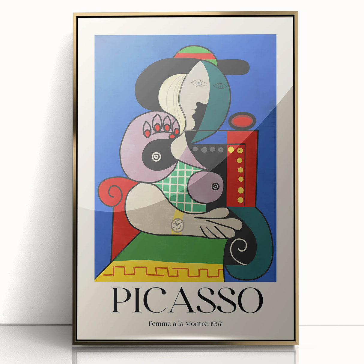 Contemporary Art Prints - Modern Wall Decor with Bold Abstract Portrait