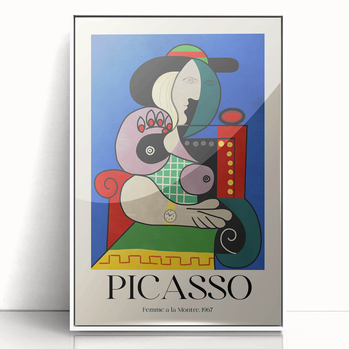 Contemporary Art Prints - Modern Wall Decor with Bold Abstract Portrait