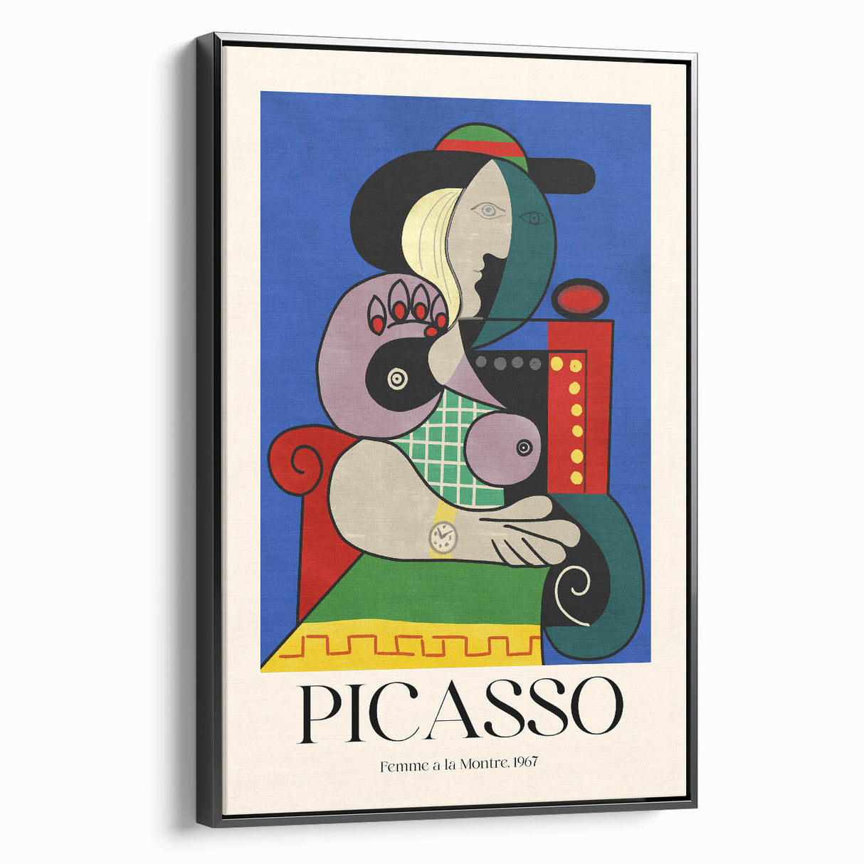 Contemporary Art Prints - Modern Wall Decor with Bold Abstract Portrait