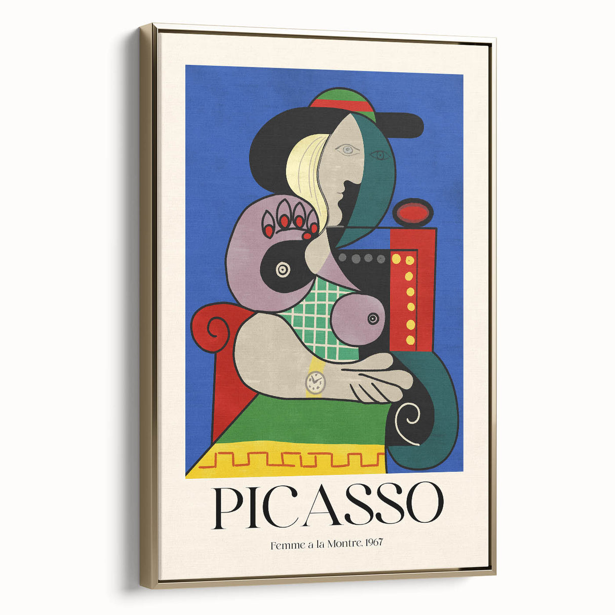 Contemporary Art Prints - Modern Wall Decor with Bold Abstract Portrait