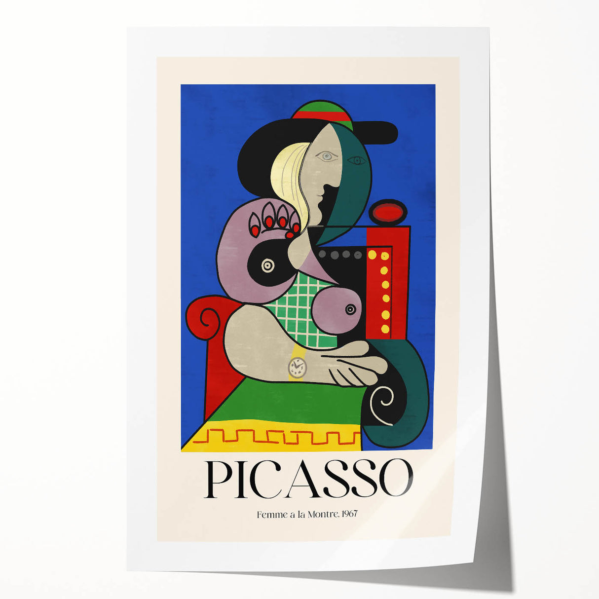 Contemporary Art Prints - Modern Wall Decor with Bold Abstract Portrait