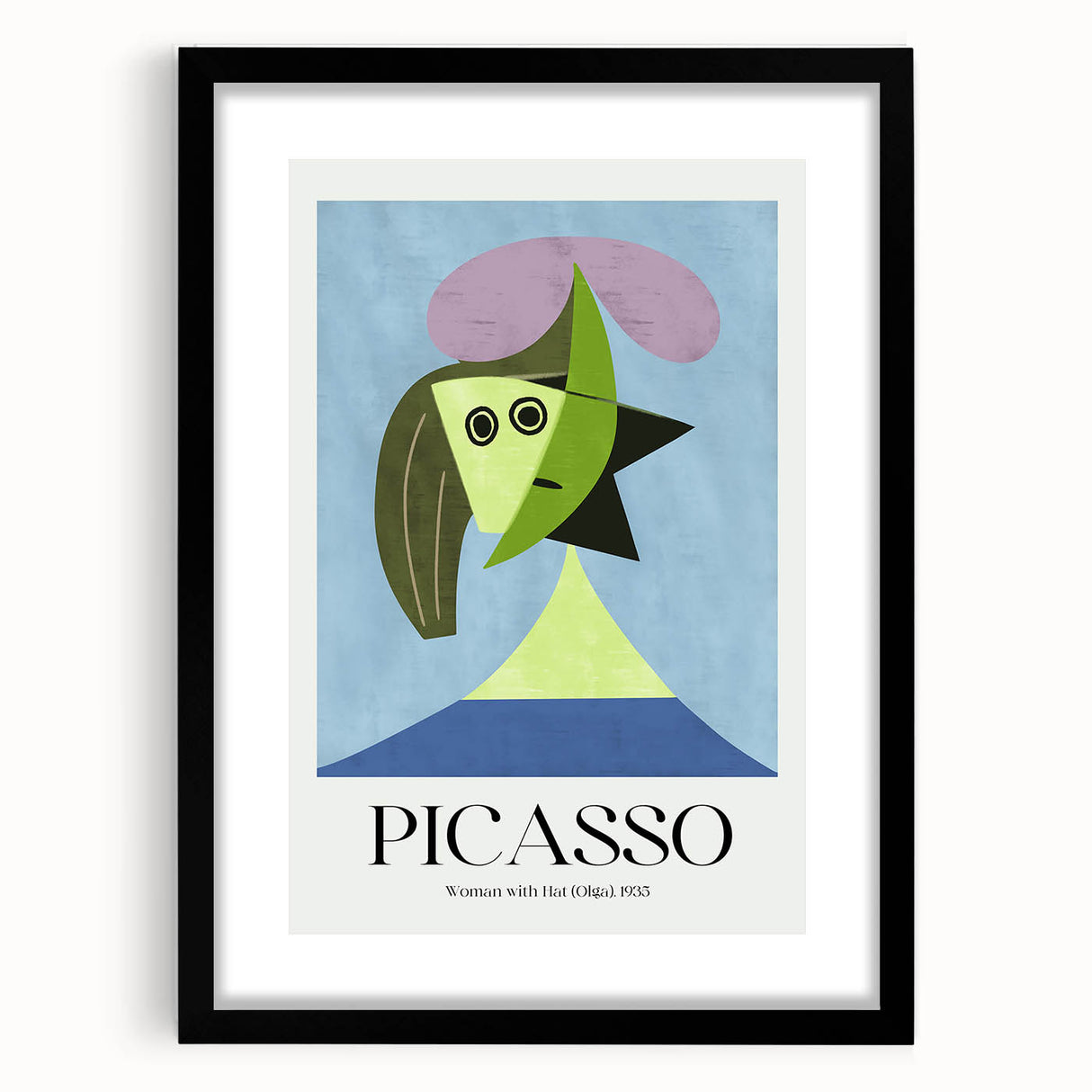 Contemporary Art Prints - Modern Wall Decor with Abstract Woman Portrait