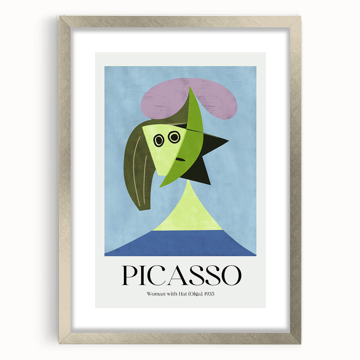 Contemporary Art Prints - Modern Wall Decor with Abstract Woman Portrait