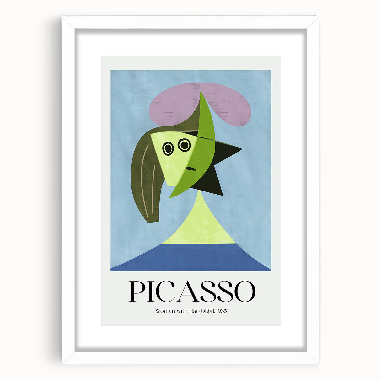 Contemporary Art Prints - Modern Wall Decor with Abstract Woman Portrait