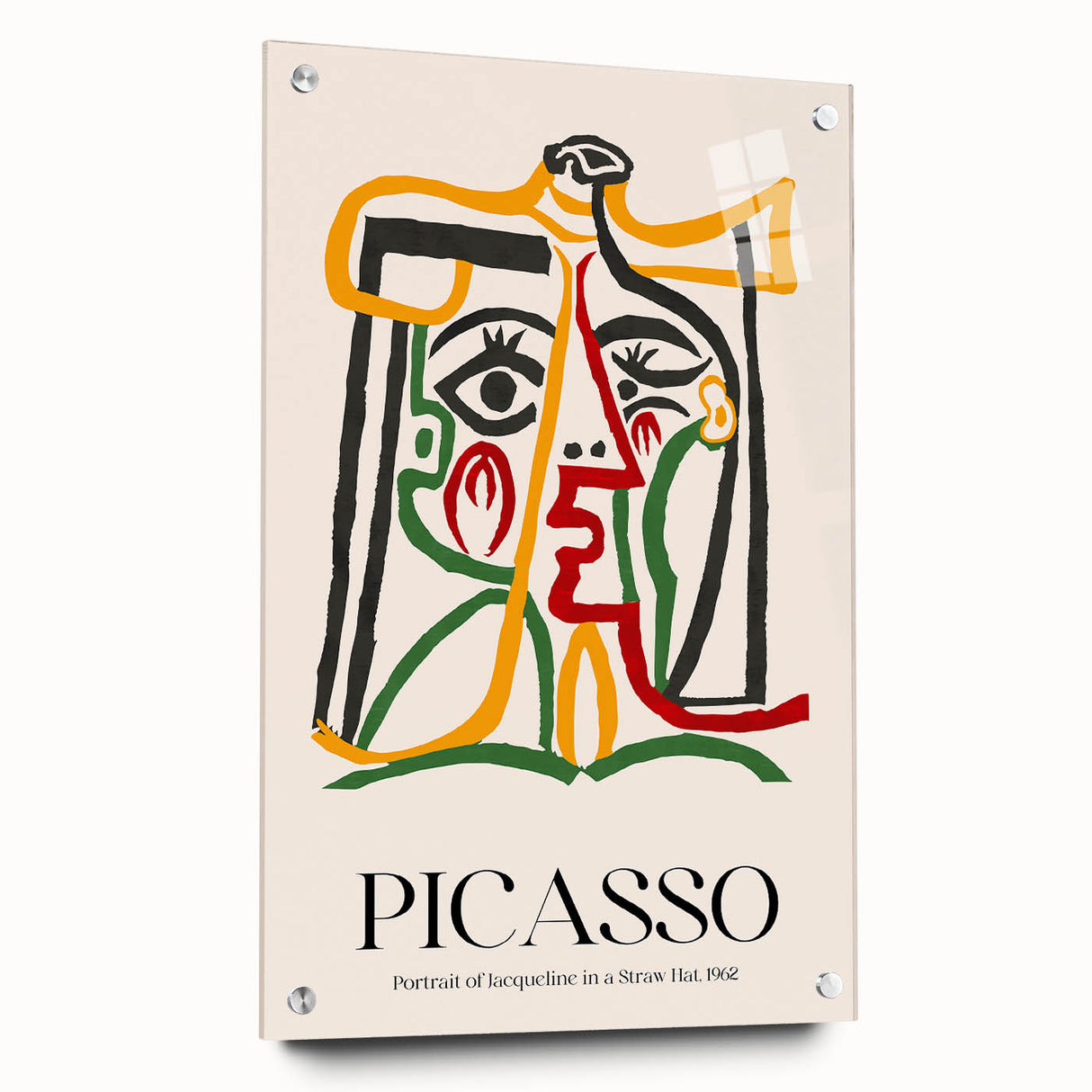 Contemporary Art Prints - Modern Wall Decor with Bold Abstract Portrait