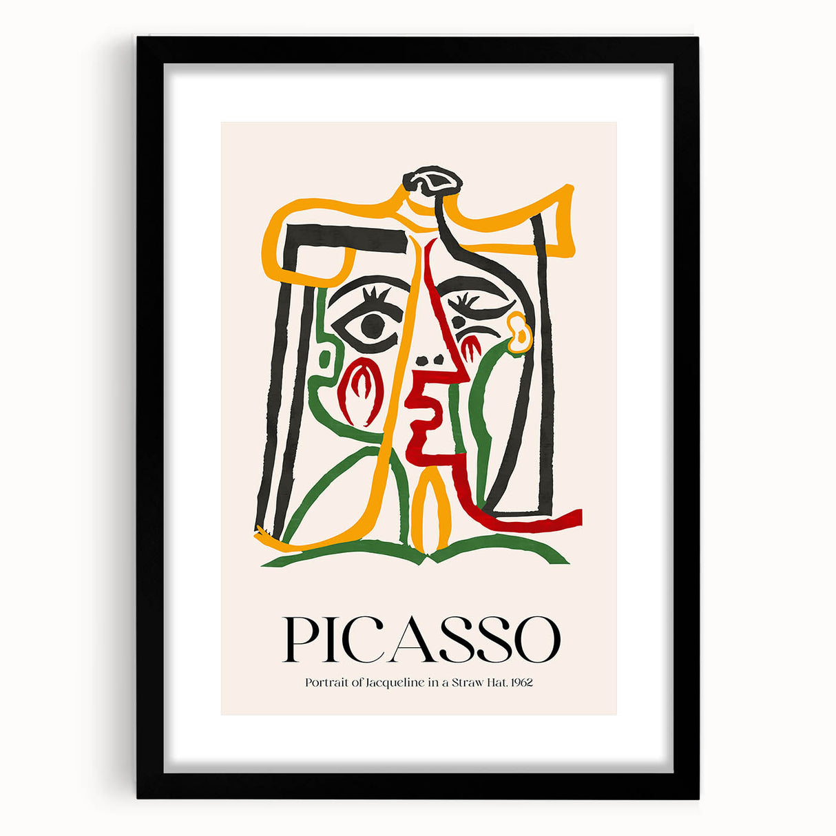 Contemporary Art Prints - Modern Wall Decor with Bold Abstract Portrait