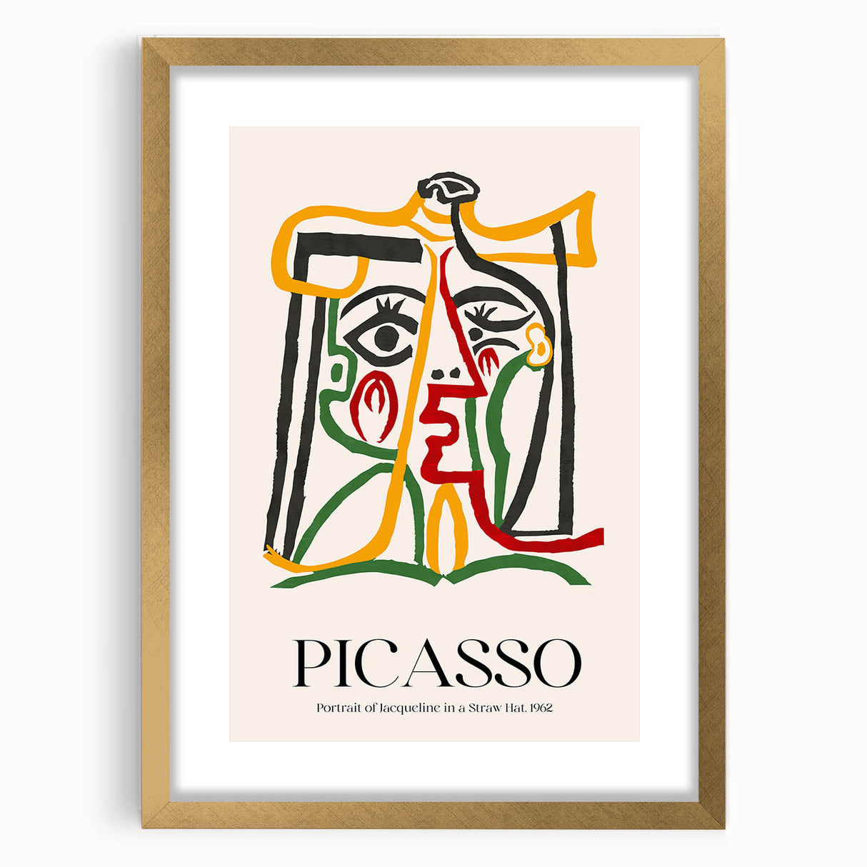 Contemporary Art Prints - Modern Wall Decor with Bold Abstract Portrait