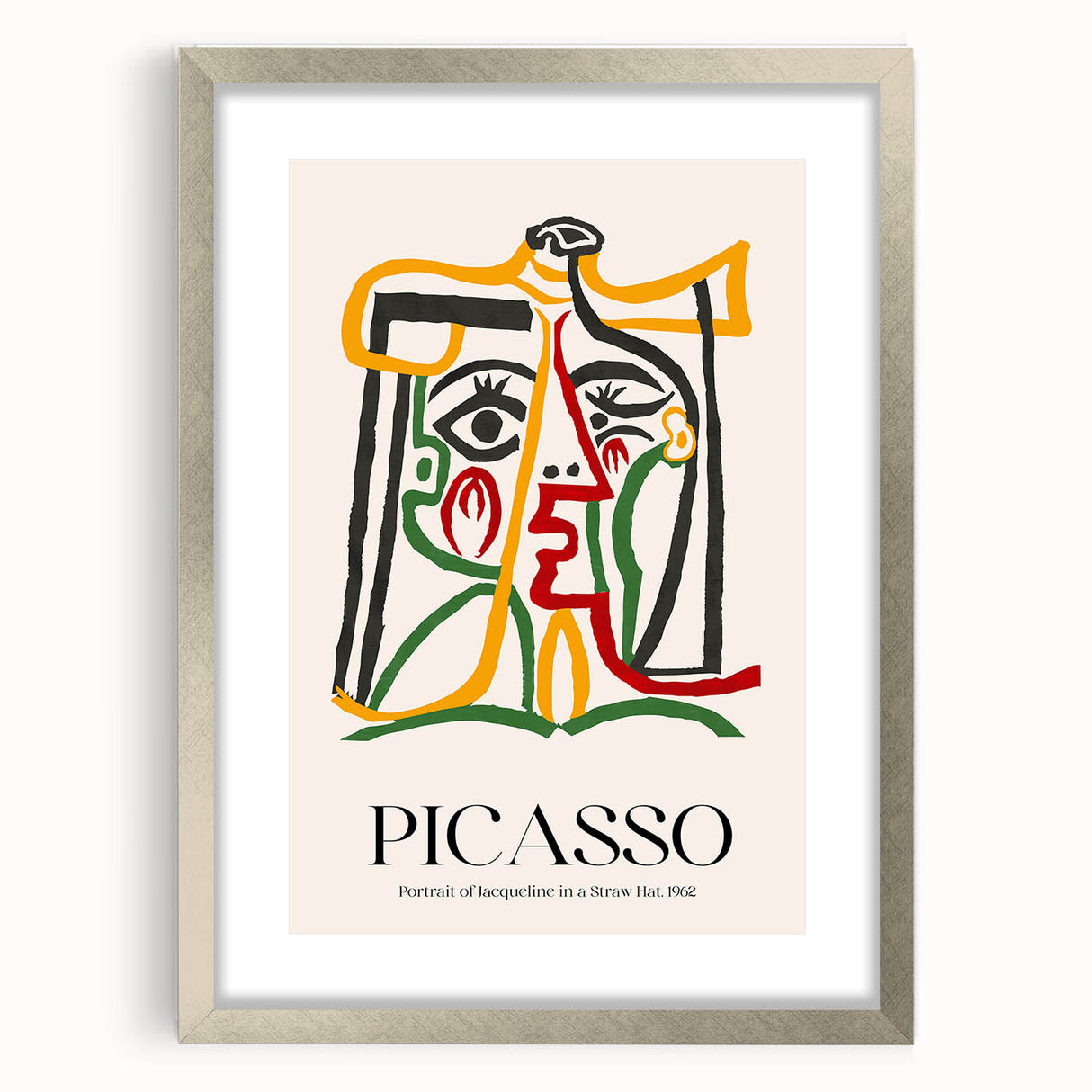 Contemporary Art Prints - Modern Wall Decor with Bold Abstract Portrait