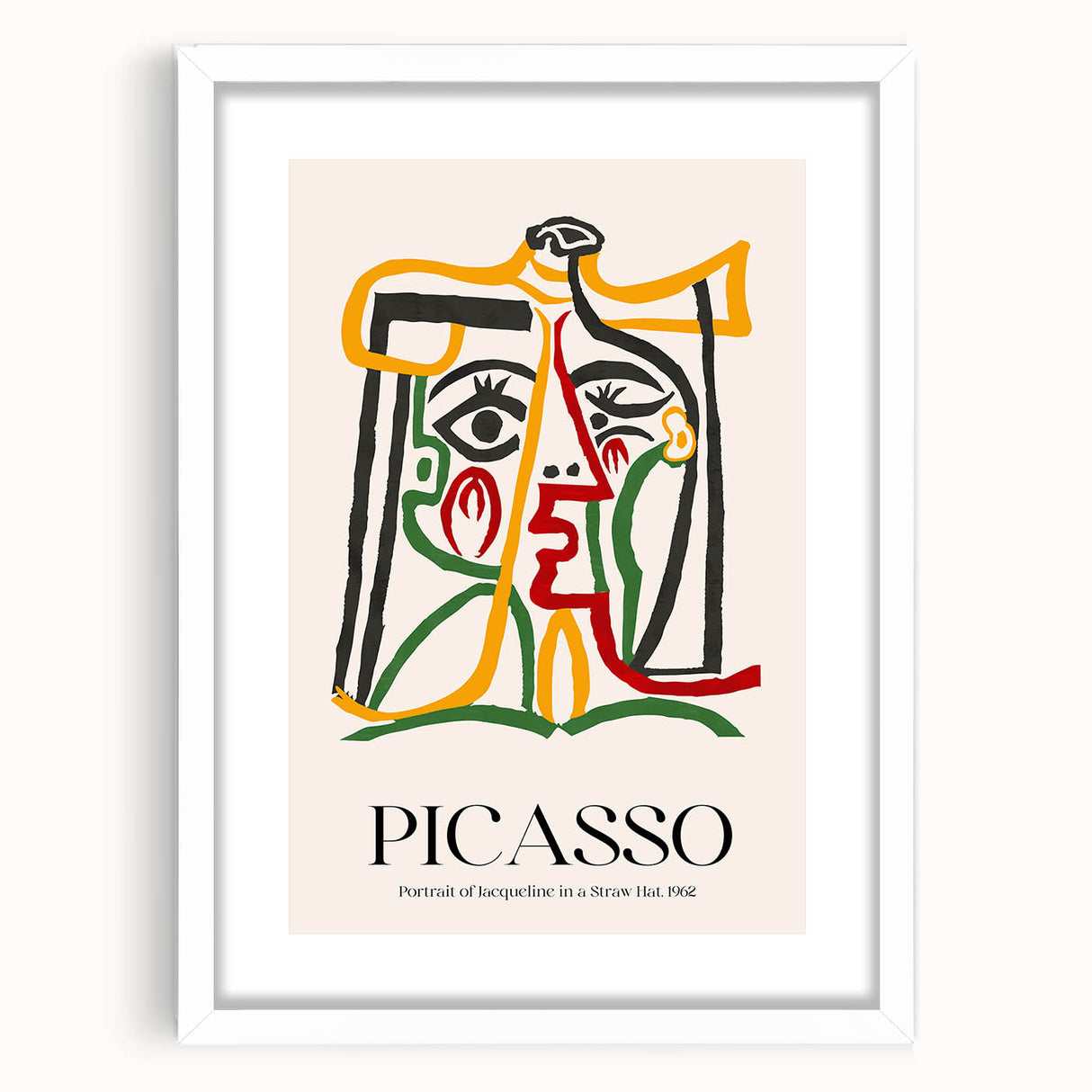Contemporary Art Prints - Modern Wall Decor with Bold Abstract Portrait